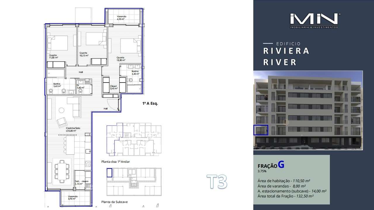 Apartamento T3 junto ao centro de Gondomar - Grande imagem: 2/4