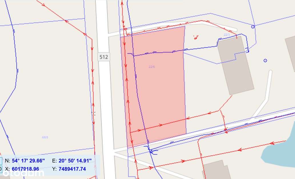 Działka budowlana Leginy / 0,14 ha / media / WZ-6