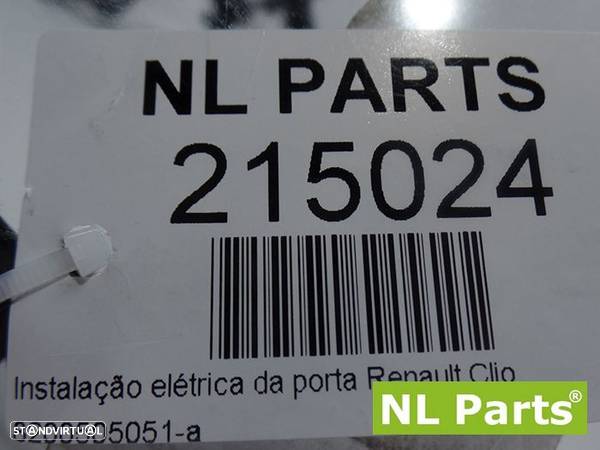 Instalação elétrica da porta Renault Clio 8200505051-a - 5