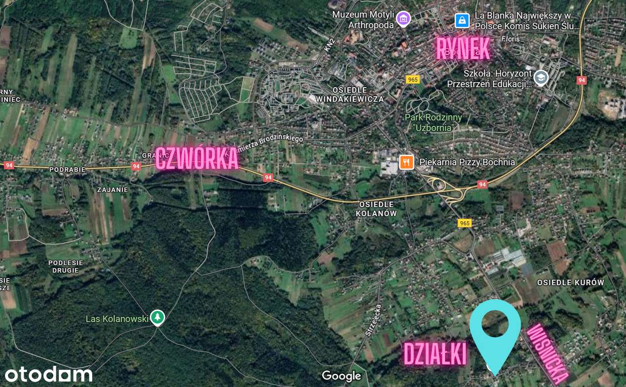 Uzbrojona działka budowlana przy lesie| 9 ar | centrum miasta 9 minut-8