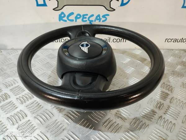 VOLANTE GUIADOR COMPLETO MINI  MINI COOPER ONE R56 PELE AIRBAG MINI R55 CLUBMAN R57 CABRIO - 6