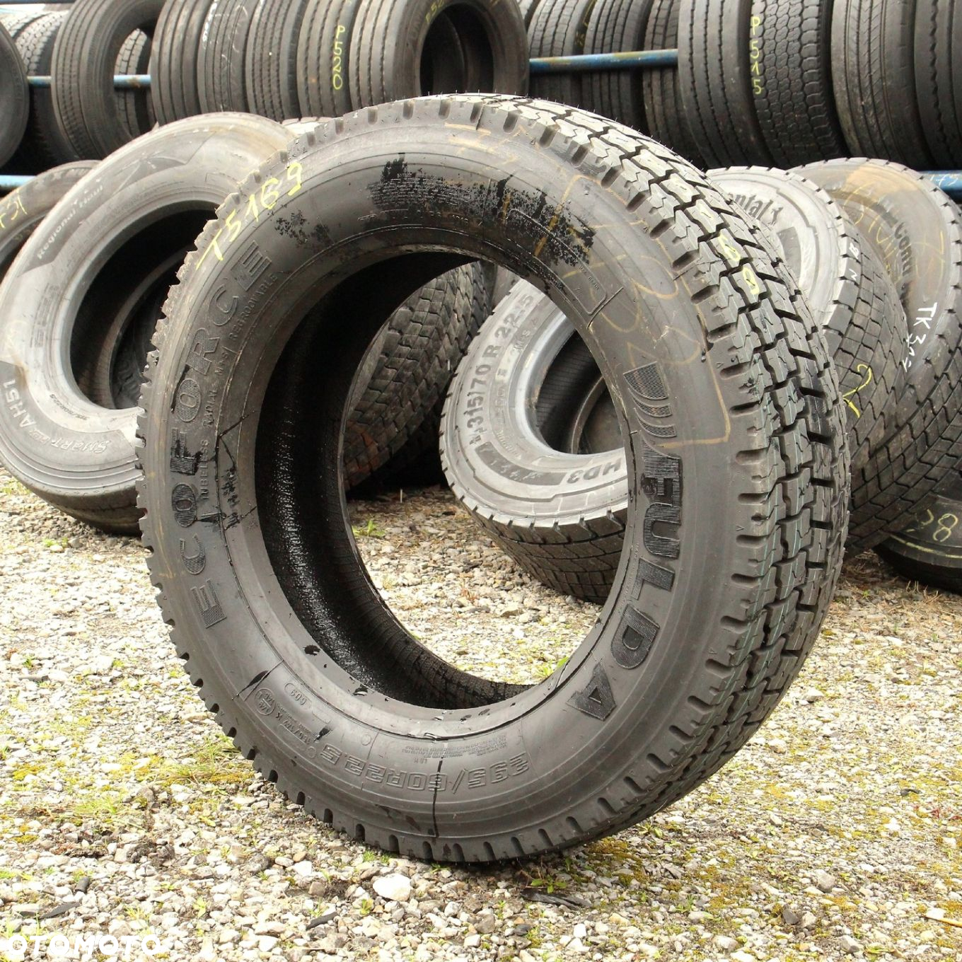 295/60R22,5 FULDA ECOFORCE 18mm OPONA CIEŻAROWA NAPĘDOWA TYŁ T5169 - 5