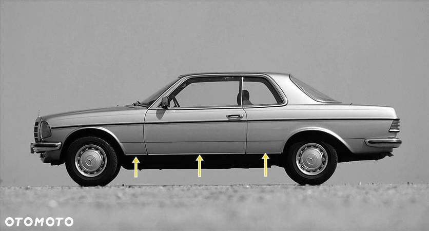 NOWE LISTWY PRÓG MERCEDES 123 COUPE C123 W123 - 1