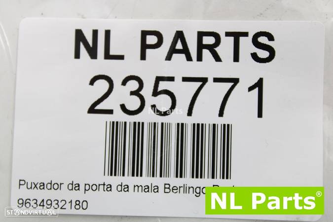 Puxador da porta da mala Berlingo Partner 9634932180 - 5