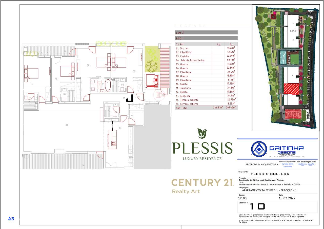 Plessis – Apartamento T4 exclusivo com áreas amplas e acabamentos de e-23