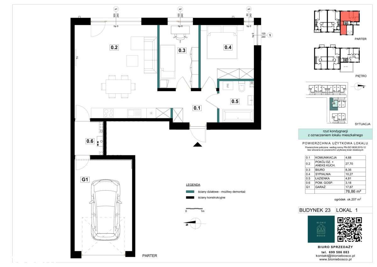 Mieszkanie 4-pokojowe z tarasem - Pełny obrazek: 4/5