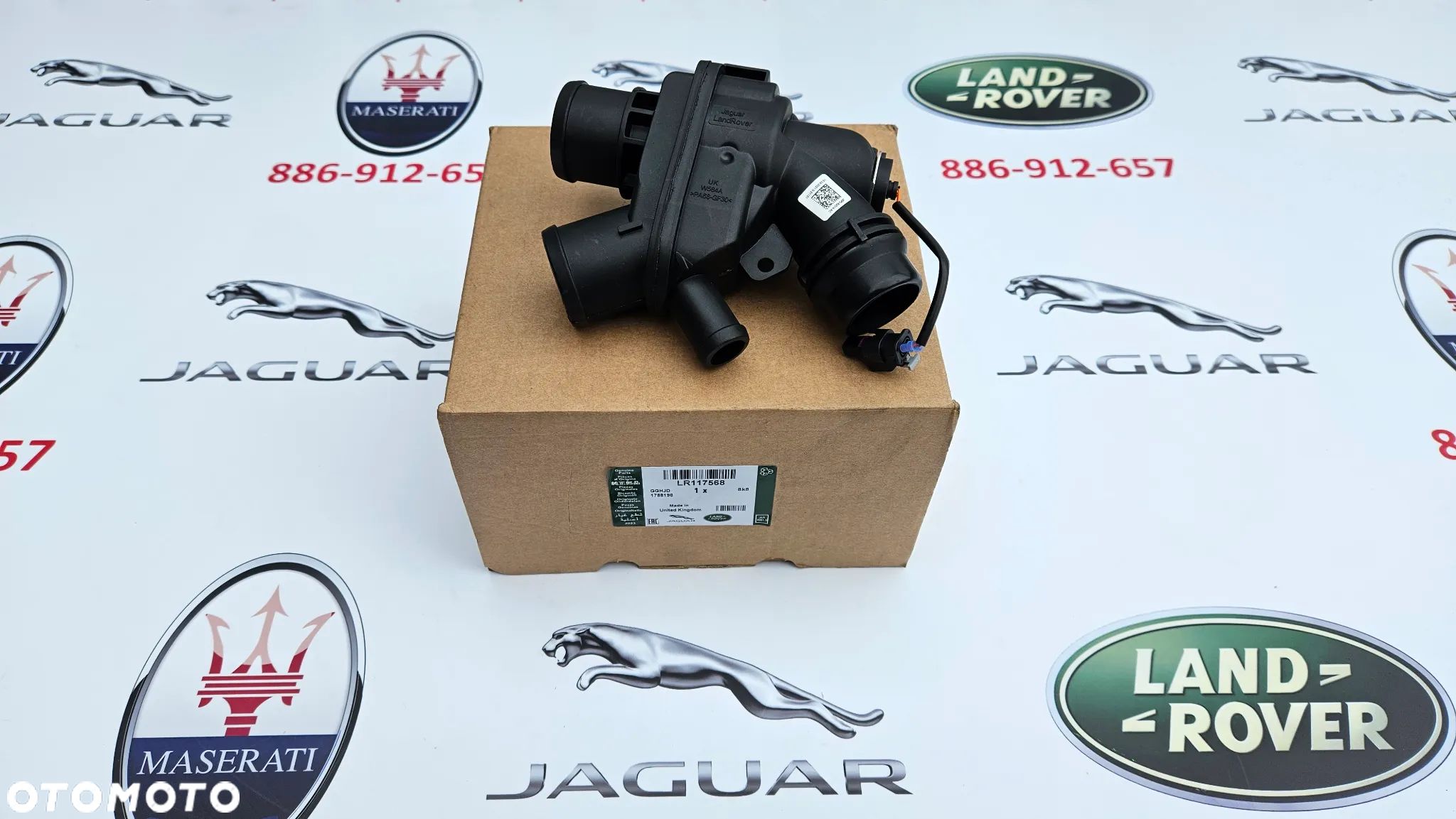 Jaguar XJ 351 LIFT 2015-2019 3.0 SC 340 KM 306PS AWD RWD Termostat z czujnikiem Obudowa termostatu FX23-8A587-AG - 1