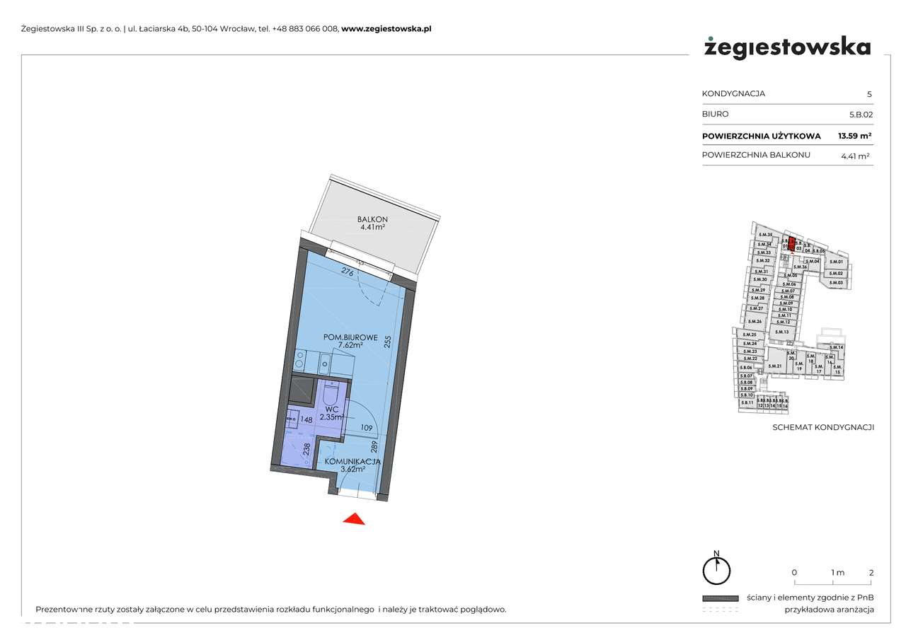 Żegiestowska | mieszkanie 1-pok. | 5.B.02 - Pełny obrazek: 2/7