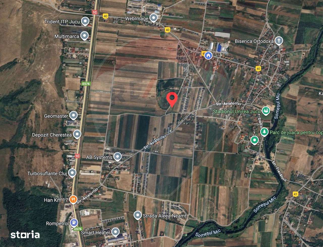 Teren intravilan 1350 mp – Jucu de Mijloc, lângă lac – ideal duplex-3