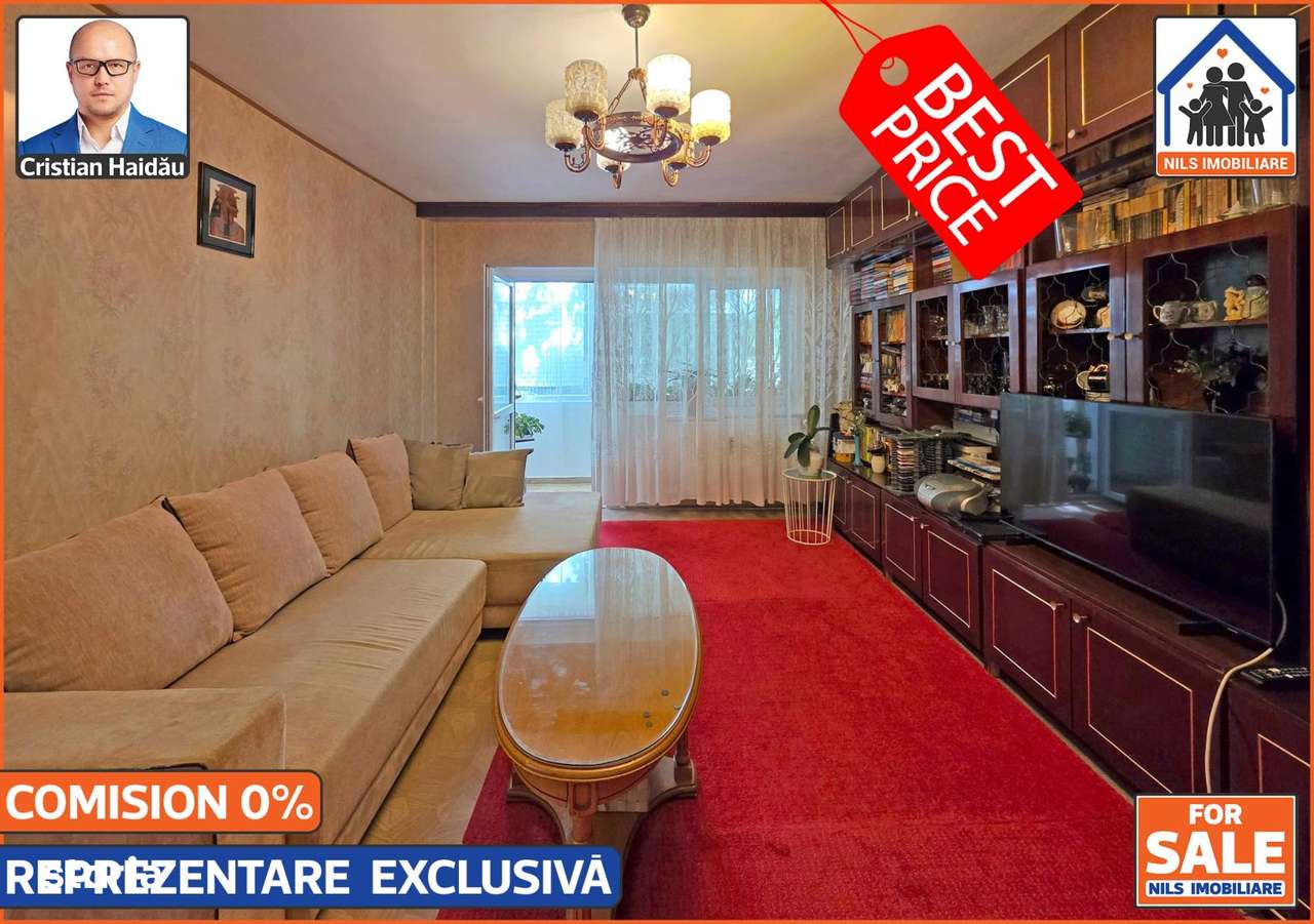 OCAZIE! - Apartament 4 camere, 2 bai, 2 balcoane | Bd. Decebal-1