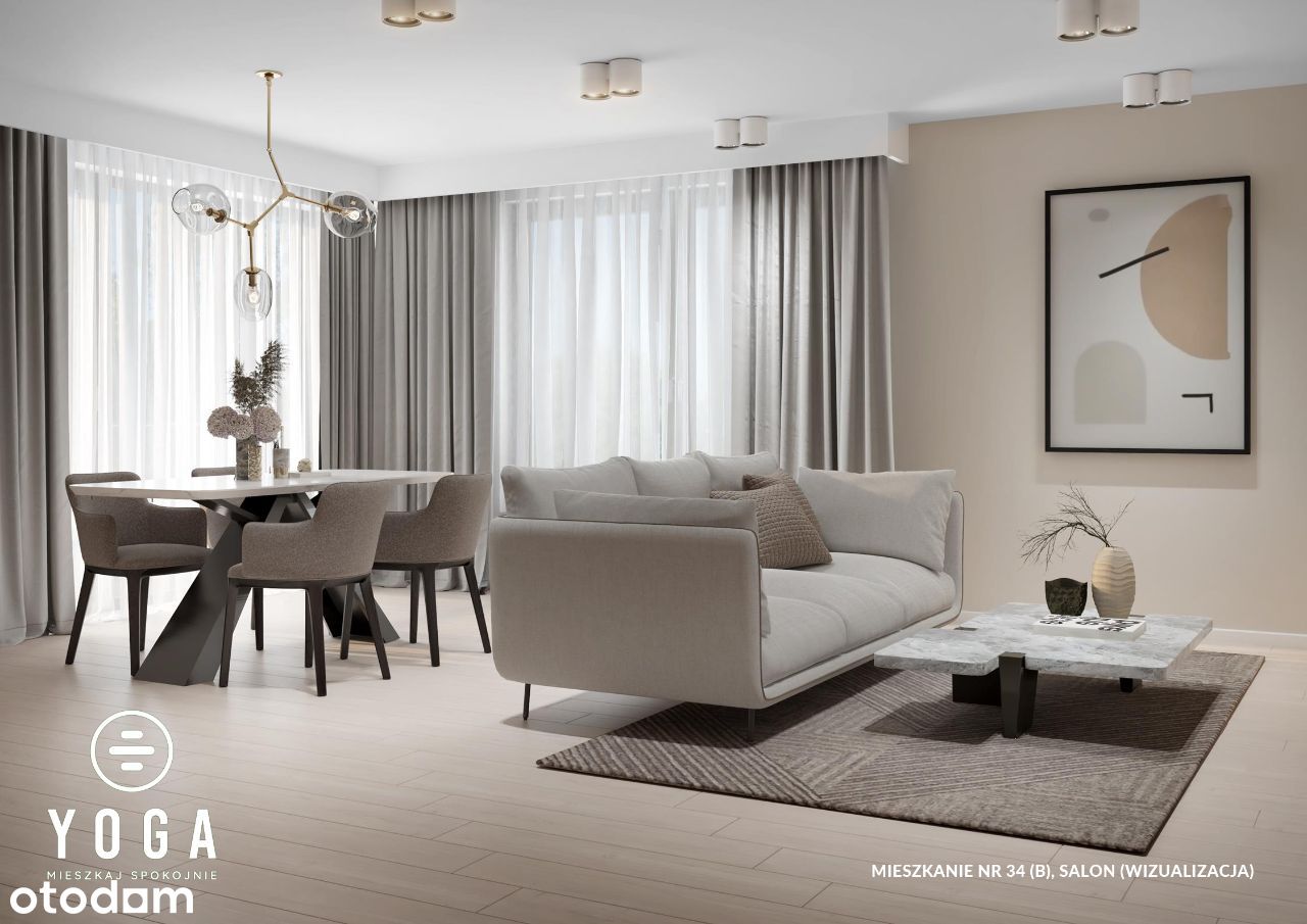 YOGA - nowe mieszkanie 3-pokojowe (61,42 m2)