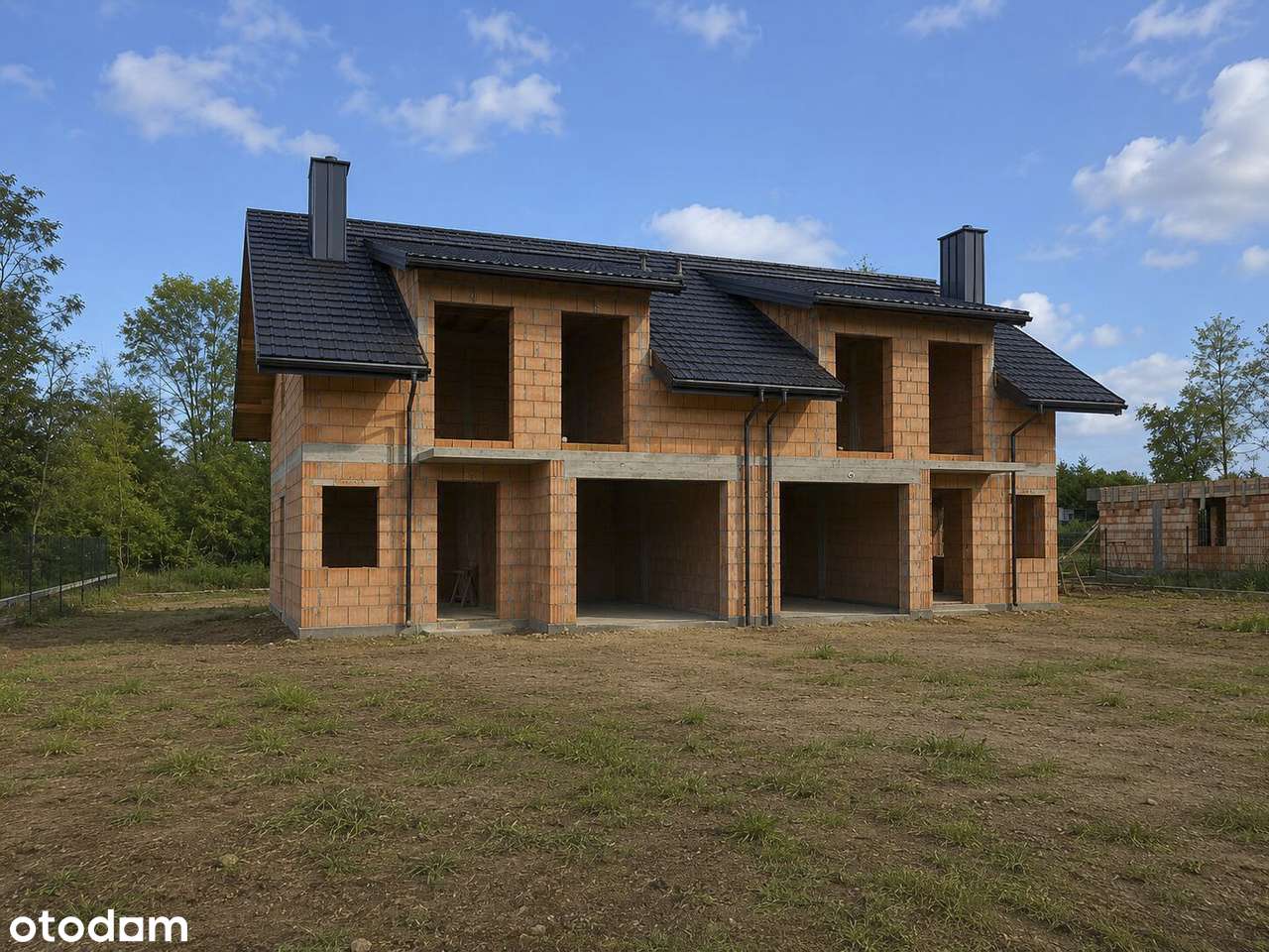 Teresin, Dom dwulokalowy w stanie surowym otwartym | 2 × 125 m²