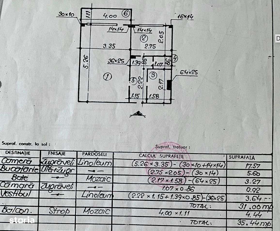Garsoniera in bloc mixt, an 1980 zona Lujerului, Militari-7