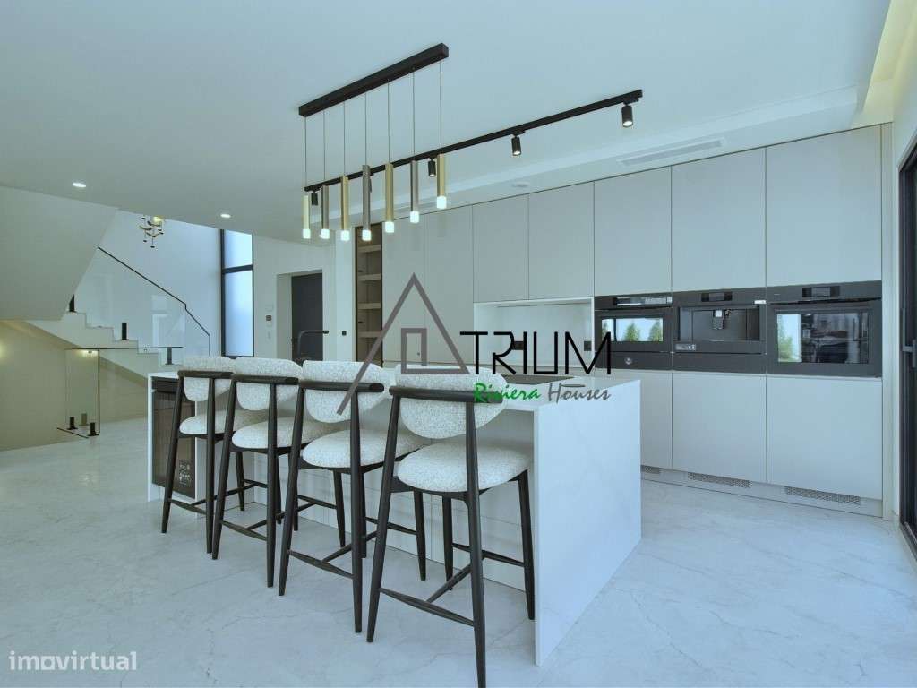 Moradia Contemporânea de Luxo com Piscina Aquecida, Jardim e Cave M...-11