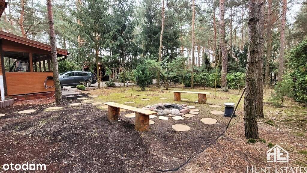 Działka w otoczeniu lasu z domem mieszkalnym i SPA-6