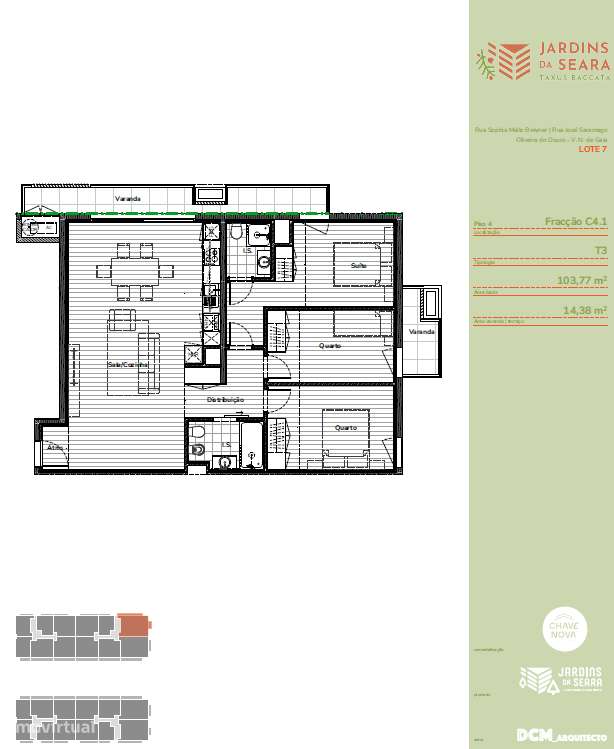 T3 Novo - Jardins da Seara - Poente Sd/CO - Grande imagem: 5/5