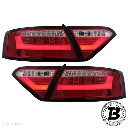 Stopuri LED compatibile cu Audi A5 8T Red Design - 1