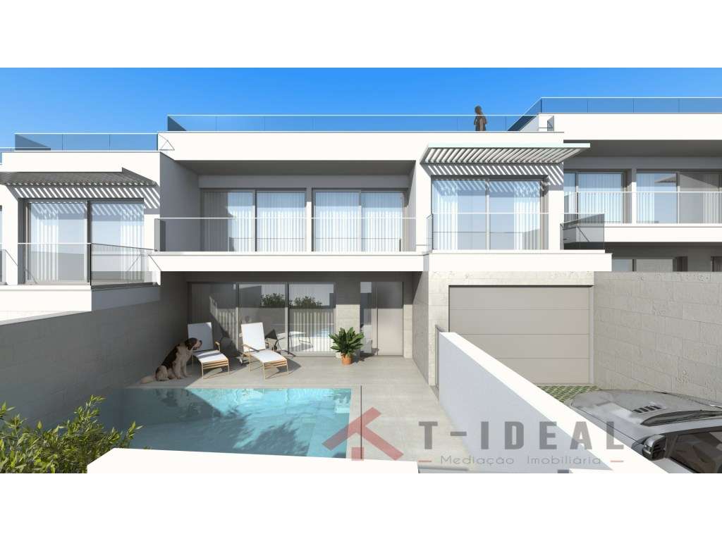 Moradia T3 com Vista Mar, Piscina e Rooftop Panorâmico - Perto da P... - Grande imagem: 4/37