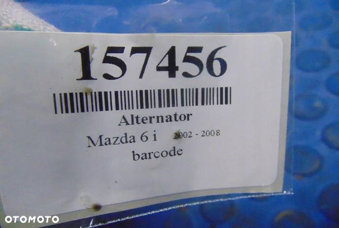 MAZDA 6 I 1.8 16V ALTERNATOR 113348 - 8