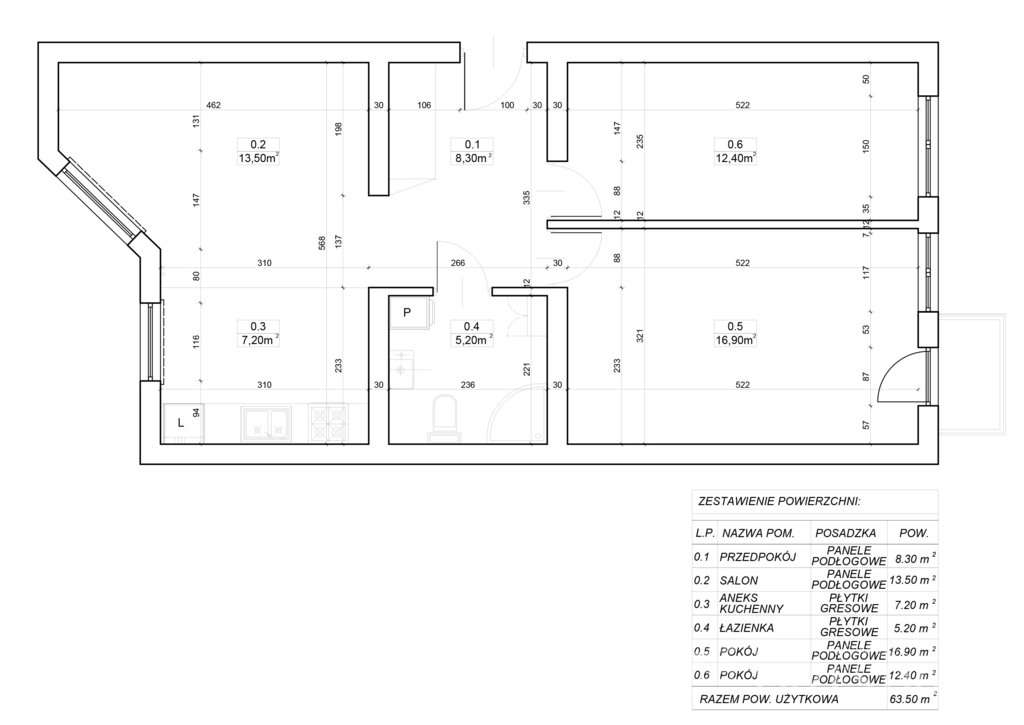 Centrum | 3 pokoje | balkon | 1 piętro-8
