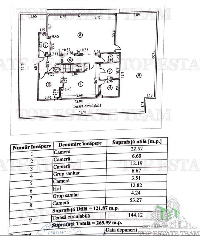 Apartament 5 camere, 265 m, zona Campus, Constanta - Imagine principală: 3/11