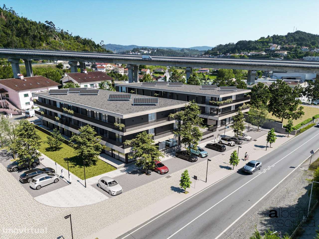 Apartamento T1 Novo em condomínio privado - Grande imagem: 4/27