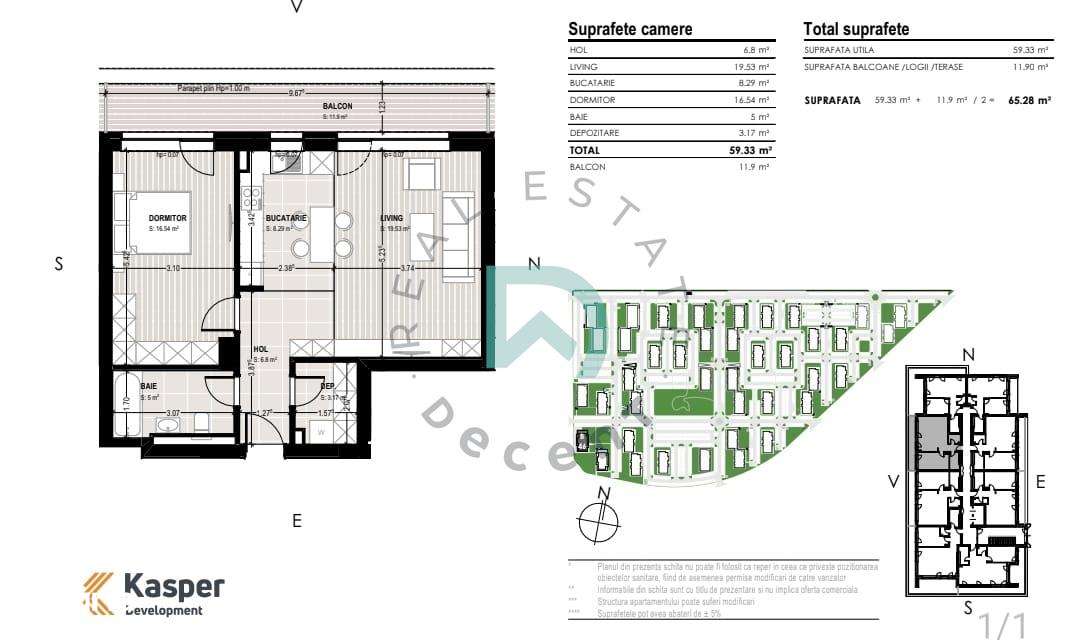Kasper- 2 camere , NOU, Comision 0 - Imagine principală: 4/15