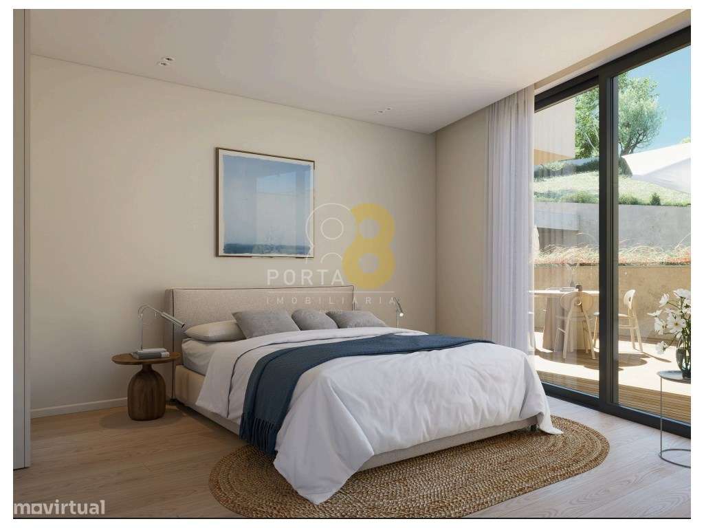 T2 com varanda, condominio Fechado com Piscina na Madalena - Vila N...-7