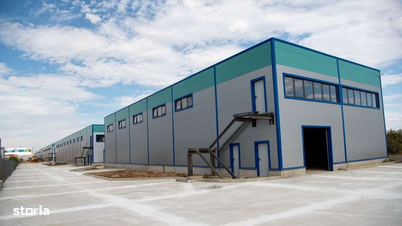 Ansamblu industrial 9 hale, 5.175 mp, Popești-Leordeni, investiție-1