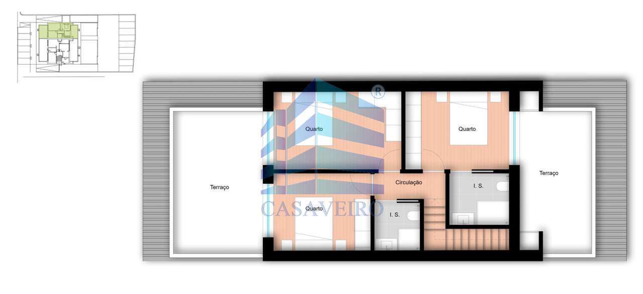 Apartamento T3 Duplex em São Bernardo - Grande imagem: 3/14