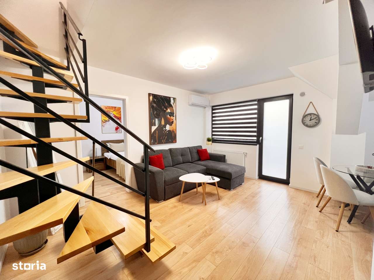 Ap. modern cu 3 cam complet mobilat și utilat, două băi+loc de parcare-8