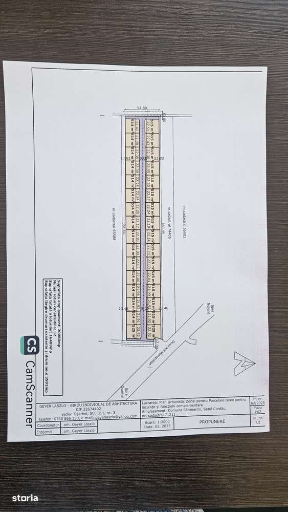 Teren Baile Felix  Case si Servicii 529 mp front 22,92 **INVESTITIE** - Imagine principală: 1/8