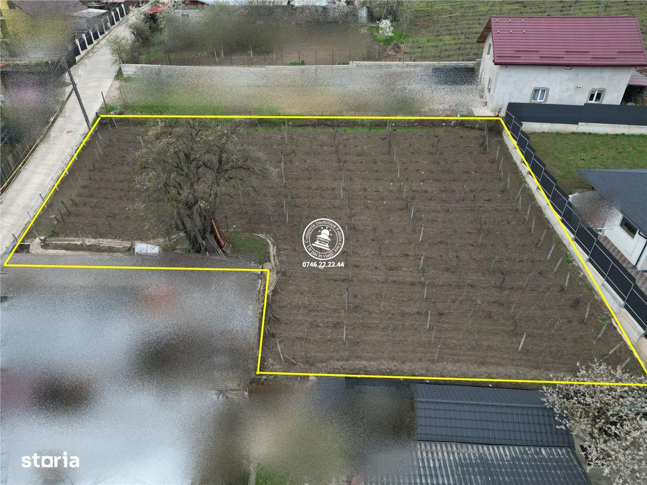 Teren intravilan 842 mp , asfalt , toate utilitatile - Valea Lupului ,-2