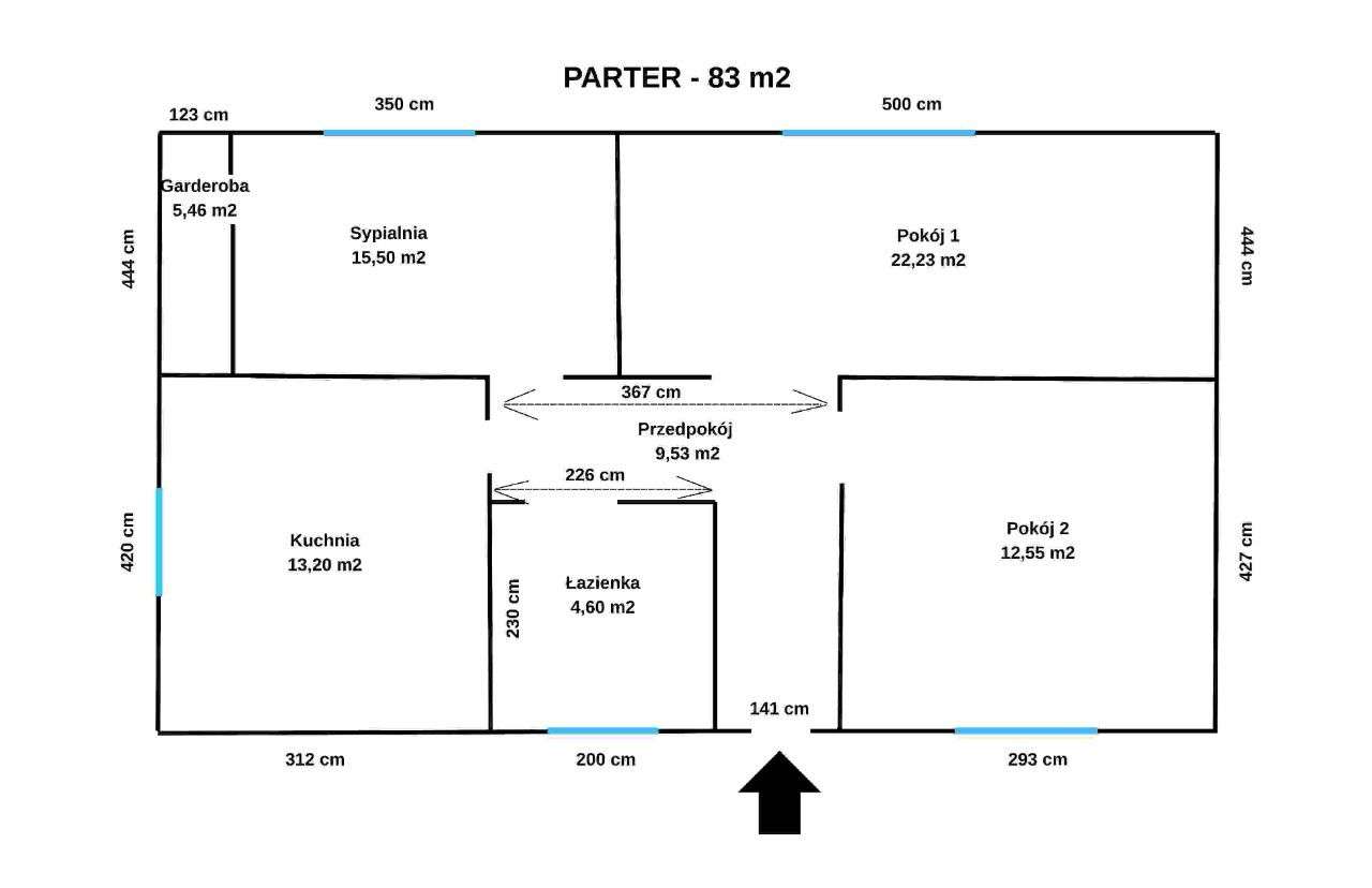 Dom piętrowy / centrum Zaniemyśla / plaża / las-18