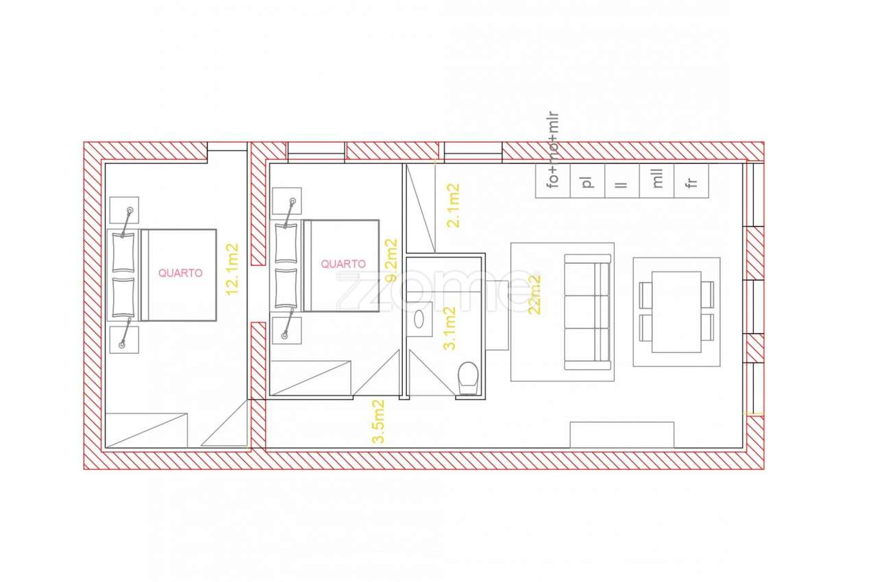 Moradia T2 Renovada com Acabamentos Premium em Fânzeres-8