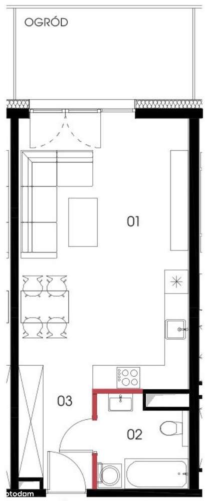 apartament z ogródkiem, słoneczne, tramwaj-1