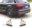 PONTEIRAS DE ESCAPE PARA AUDI Q7 3.0T DIESEL 16-19 LOOK SQ7 CROMADAS - 1