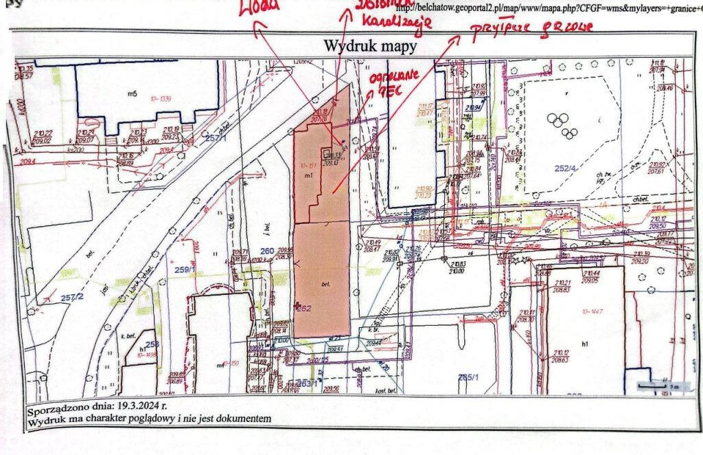 Bezpośrednio działkę w centrum Bełchatowa + dom