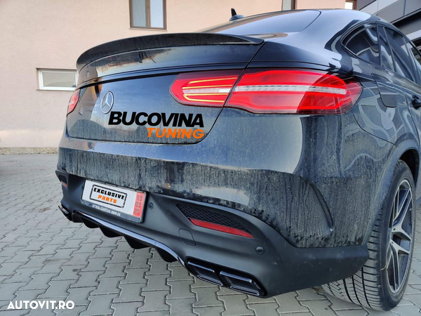 Difuzor Bara Spate cu Ornamente compatibil cu Mercedes GLE Coupe C292 AMG - 14