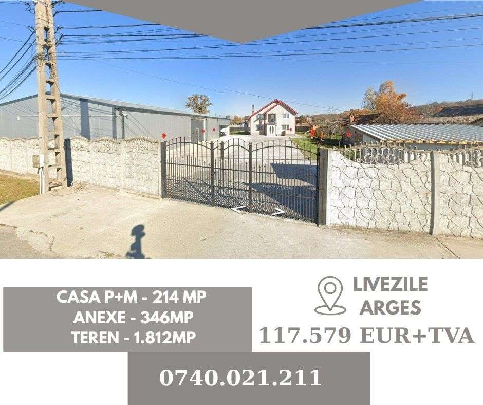 Casa P+M - 214 mp + Anexe - 346mp + Teren - 1.812mp, Sat. Livezeni - Imagine principală: 1/6