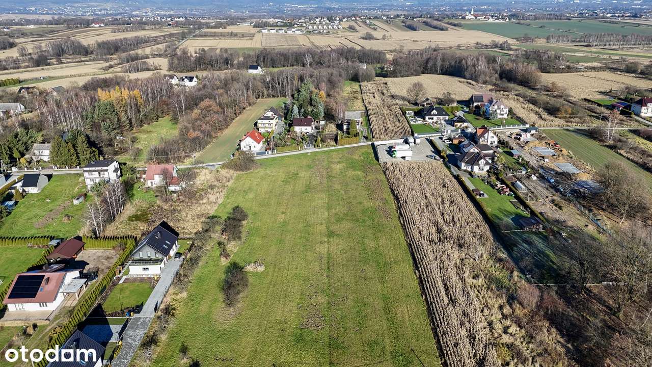 Działka budowlana 2800 m², asfalt, media, teren MN w Rączna-7
