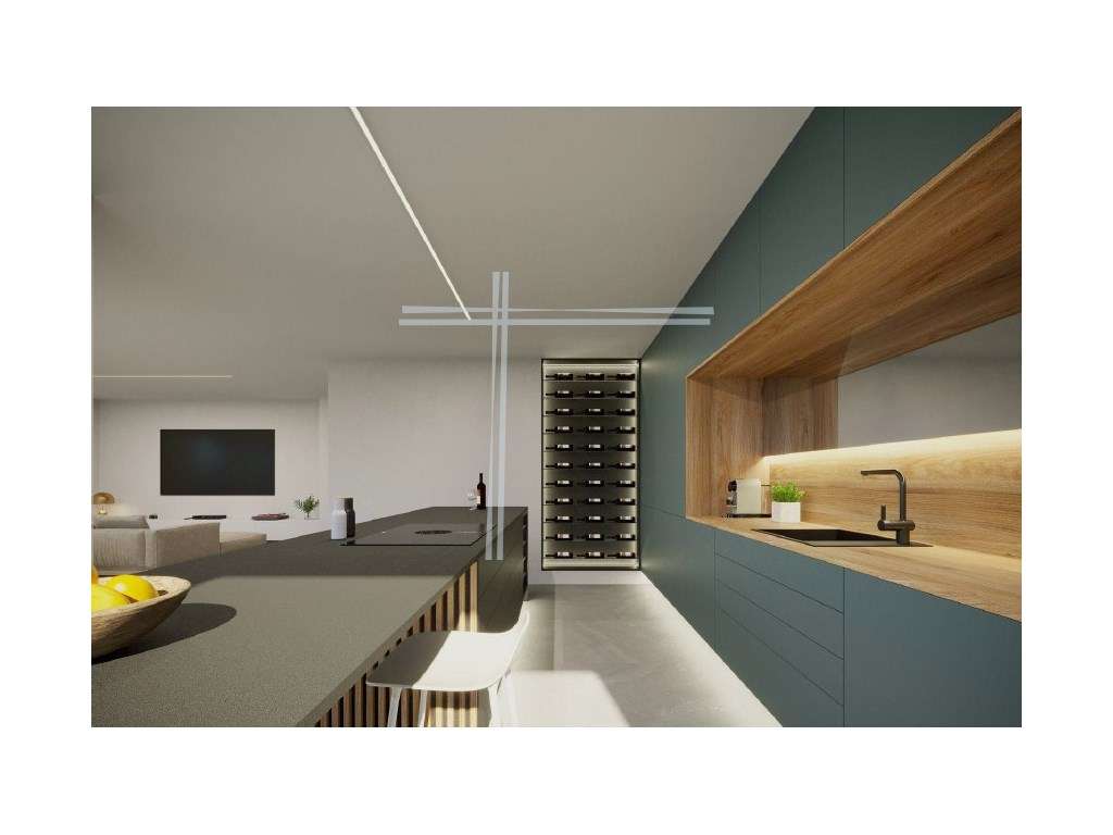 Moradia isolada T4, arquitetura contemporânea com garagem e piscina... - Grande imagem: 4/17