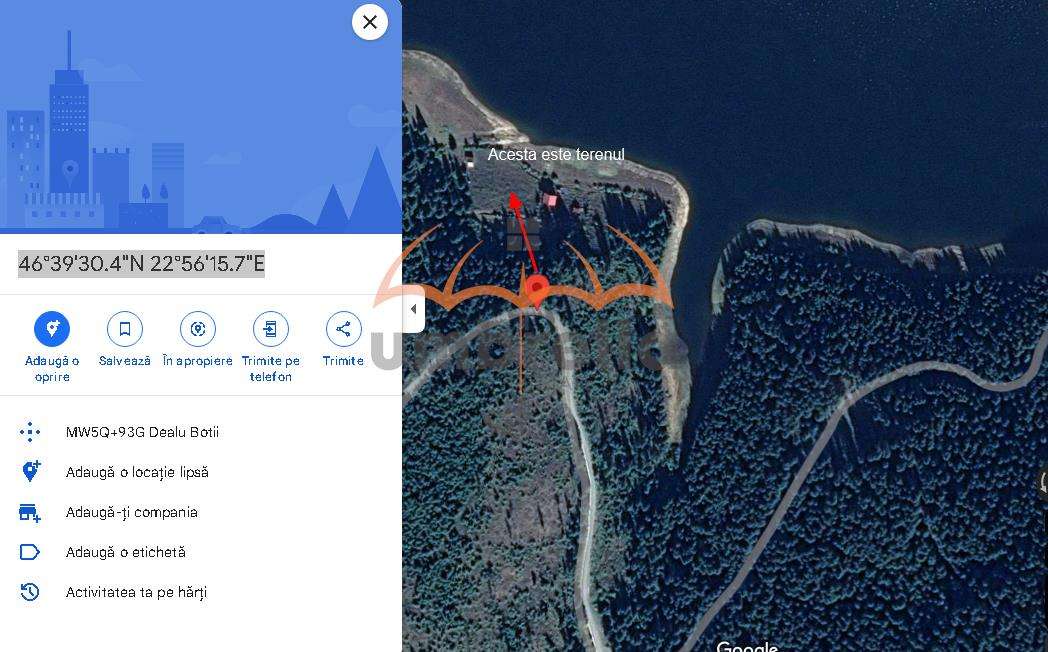 Teren de vanzare 2.753m²52€ m² lac Belis, la Giurcuta. Extravilan - Imagine principală: 5/5