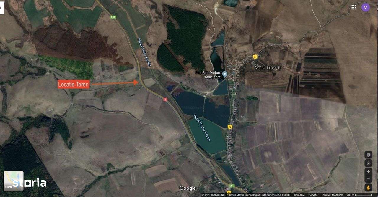 Teren langa E60, Valcele, ideal pt depozit/hala. - COMISION 0% - Imagine principală: 5/5