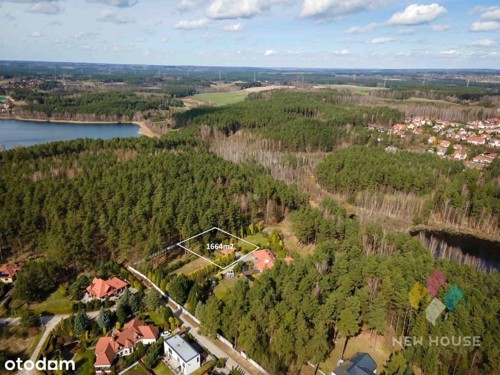 Działka budowlana, las, jeziora, willowa dzielnica - Pełny obrazek: 1/11