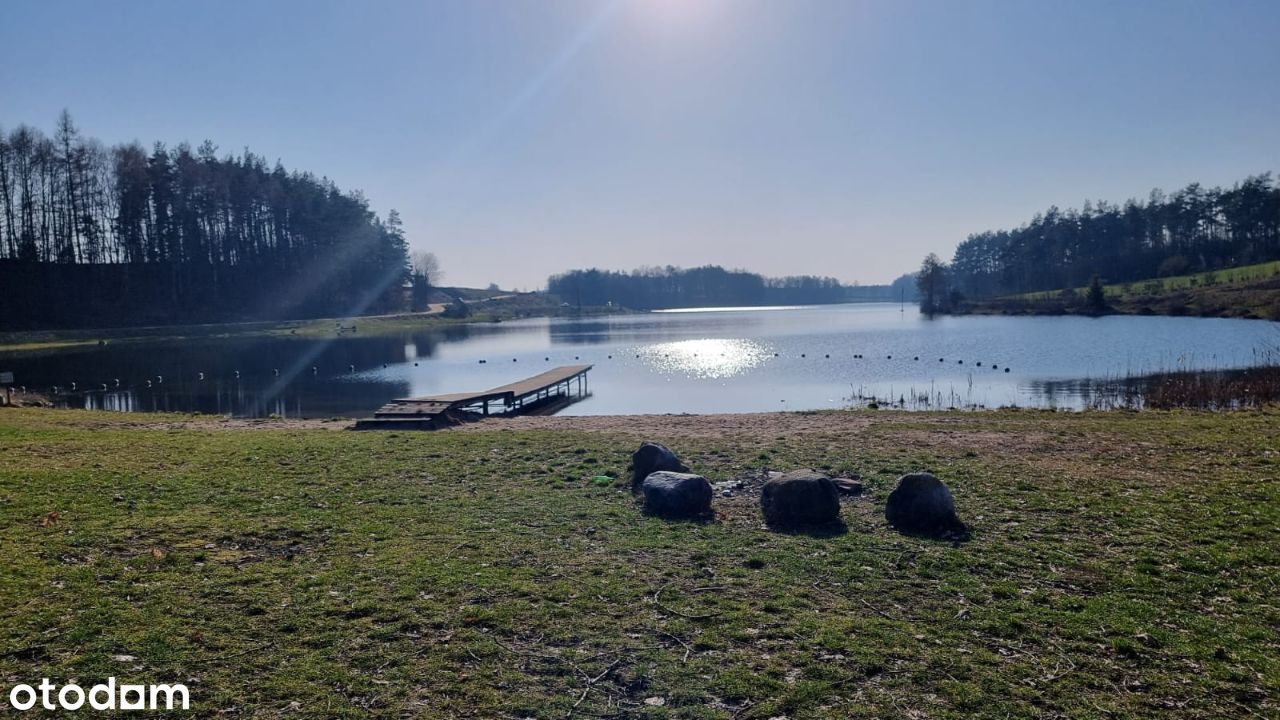 Działka budowlana 600m od jeziora