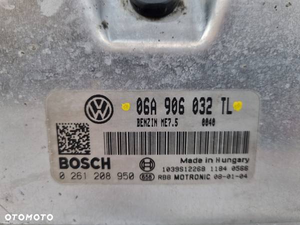 VW POLO 9N GTI KOMPUTER STEROWNIK SILNIKA 06A906032TL - 4