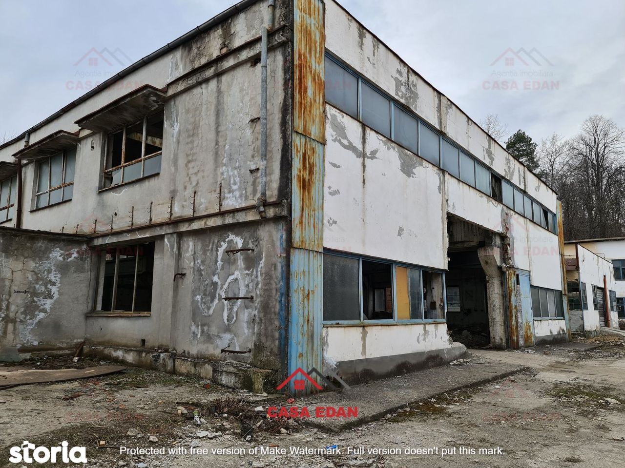 Hala industriala in Poiana Campina 1003 mp an 1981 acces tir 150000e