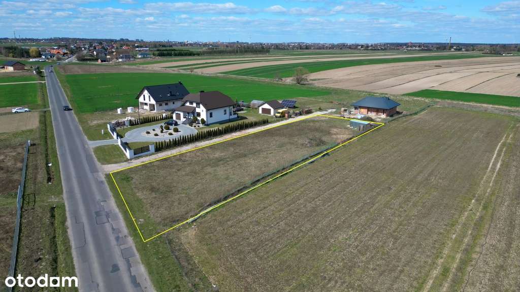 Działka budowlana 2064m2 Piotrków Tryb. - Pełny obrazek: 1/8