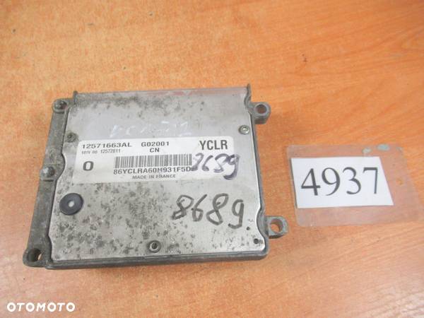 KOMPUTER SILNIKA OPEL VECTRA C 2,2 16V 12571663AL YCLR + PIN - 2